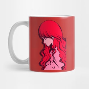 Woman with red hair Mug